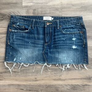 Abercrombie & Fitch | Vintage Y2K Jean Mini Skirt